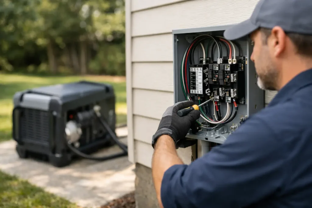 Transfer Switch Installation for Generator