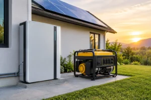 Solar Battery Versus Generator for Your Home